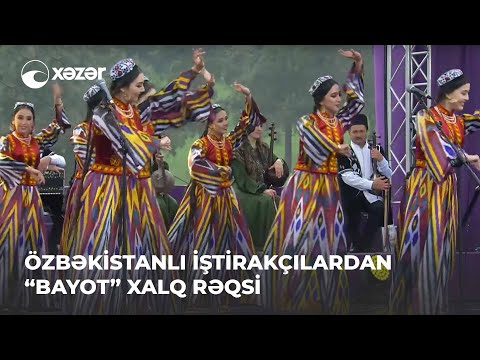 Özbəkistanlı İştirakçılardan “Bayot” Xalq Rəqsi | V “Xarıbülbül” Beynəlxalq Folklor Festivalı